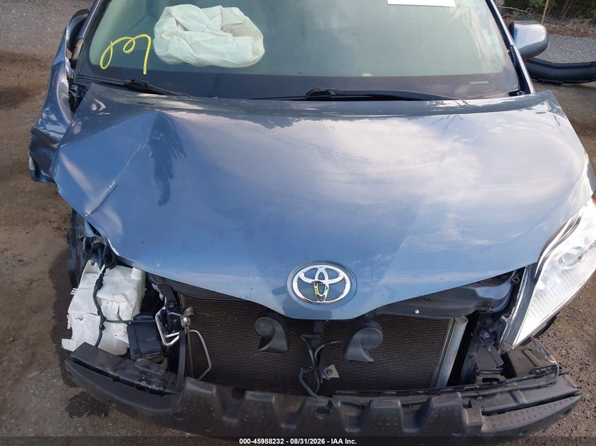 TOYOTA SIENNA 2015 VIN 5TDKK3DCXFS652848