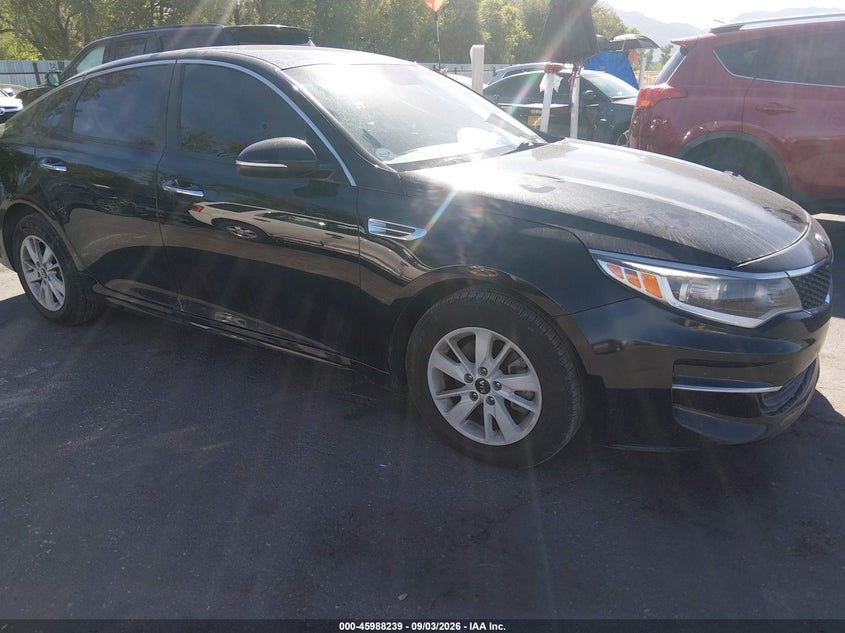 Vin: 5xxgt4l34gg110058, lot: 46487536, kia optima lx 20161