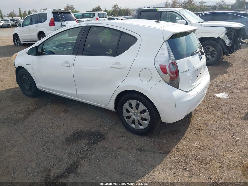 TOYOTA PRIUS C 2013 VIN JTDKDTB31D1049780