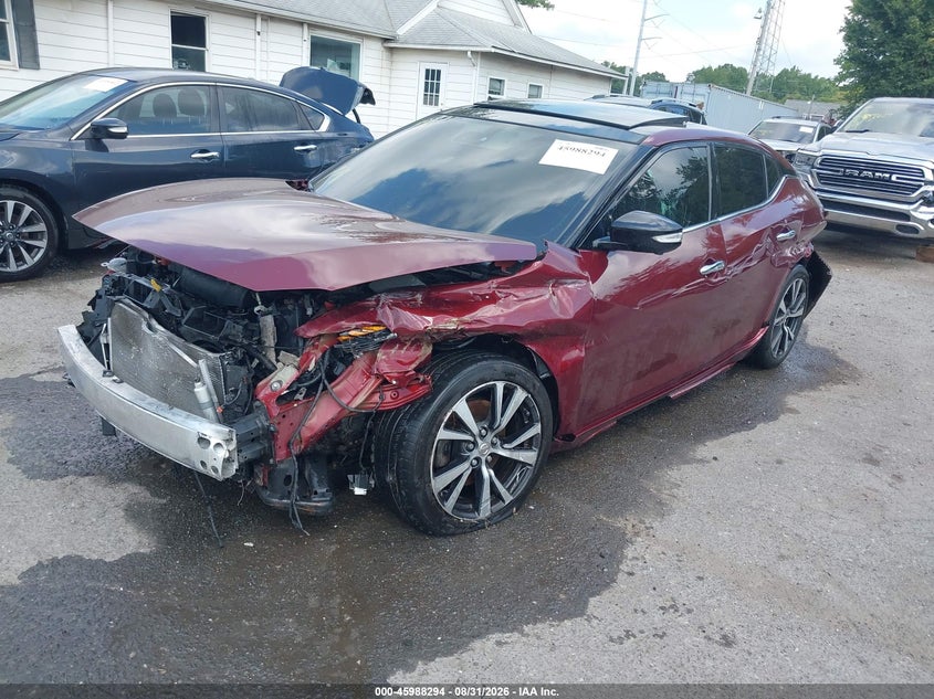 Vin: 1n4aa6ap2hc409083, lot: 46487591, nissan maxima 3.5 platinum 20172