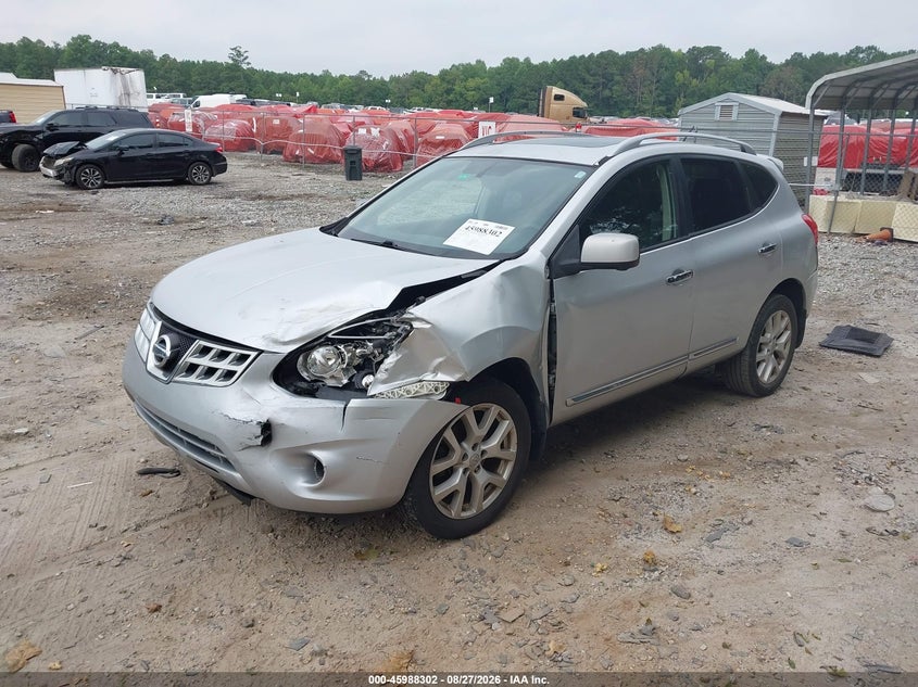 2012 Nissan Rogue, Front End, IAAI, VIN JN8AS5MT2CW256999 — photo 2