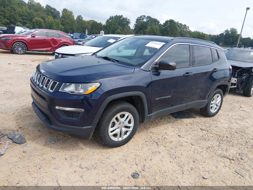 2021 Jeep Compass, Удар сзади, IAAI, VIN 3C4NJDAB8MT521034 — фото 2