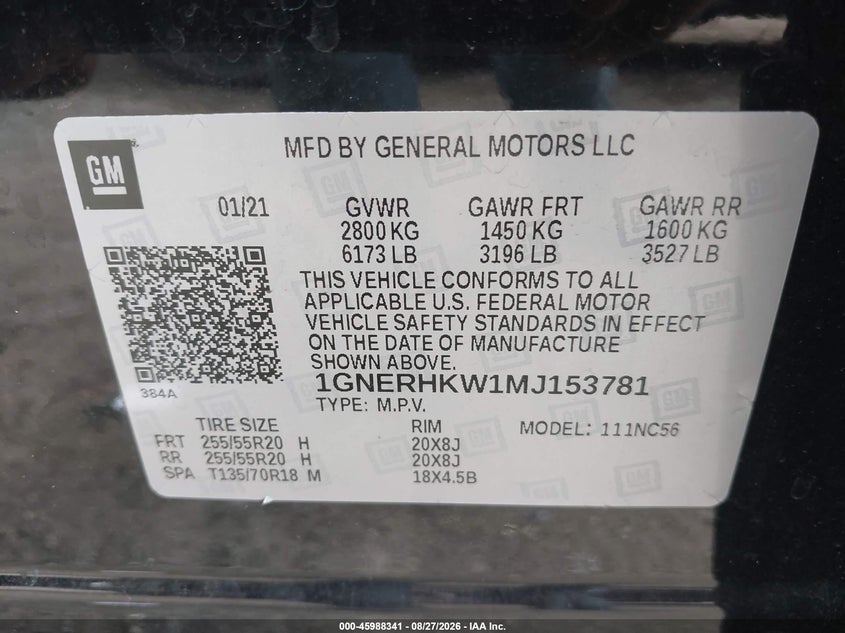 2021 CHEVROLET TRAVERSE FWD LT LEATHER · Фото 9