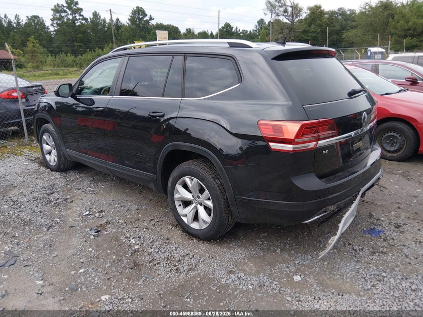 Vin: 1v2cr2ca7jc536333, lot: 46487666, volkswagen atlas 3.6l v6 se 20183