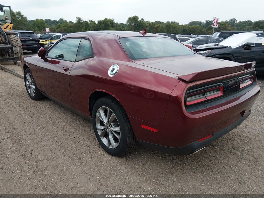 Vin: 2c3cdzkg5lh234736, lot: 46487683, dodge challenger gt awd 20203