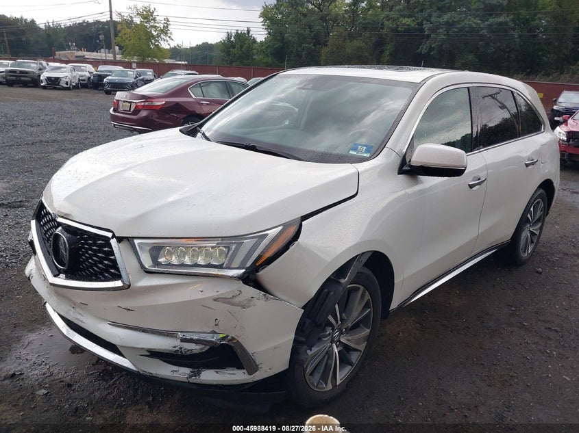 2017 Acura MDX, Удар спереди, IAAI, VIN 5FRYD4H75HB012835 — фото 2