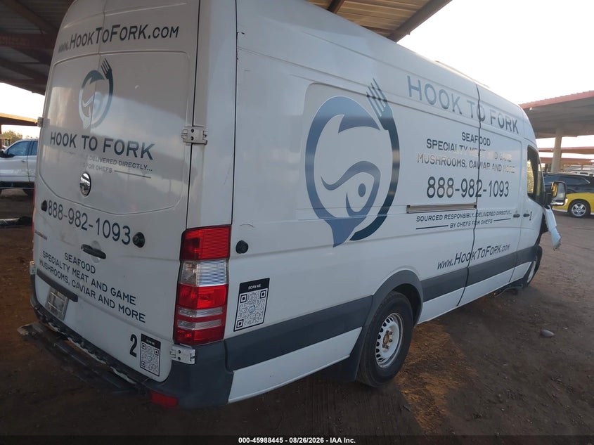 Vin: wdype8cd4hp386507, lot: 46487742, freightliner sprinter 2500 high roof v6 20174