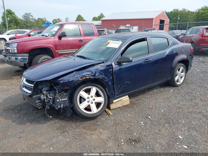 Vin: 1c3cdzcb8dn739617, lot: 46487757, dodge avenger sxt 20132