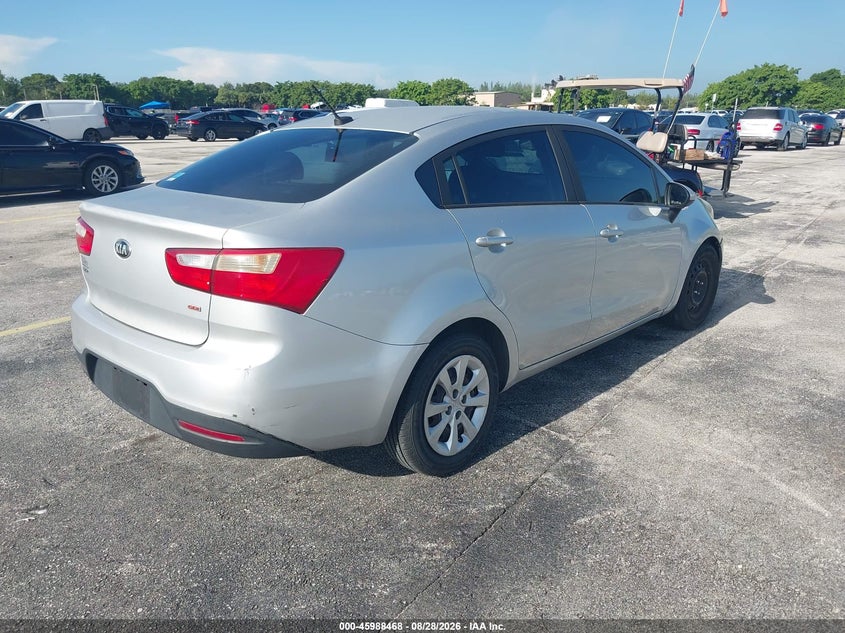 Vin: knadm4a39f6469712, lot: 46487765, kia rio lx 20154