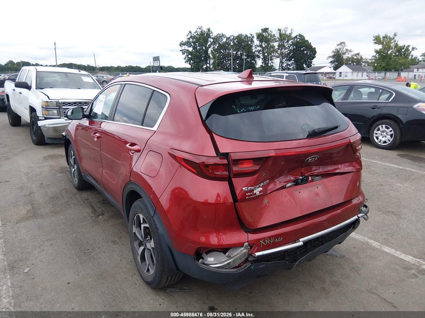 Vin: kndpm3ac4m7861756, lot: 46487773, kia sportage lx 20213