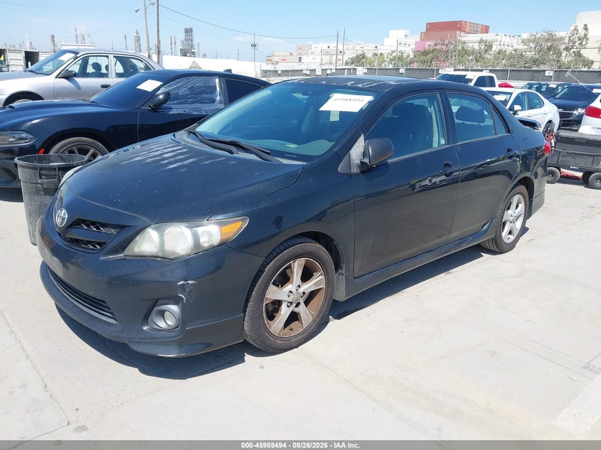 2011 Toyota Corolla, Front End, IAAI, VIN 2T1BU4EE7BC688144 — photo 2