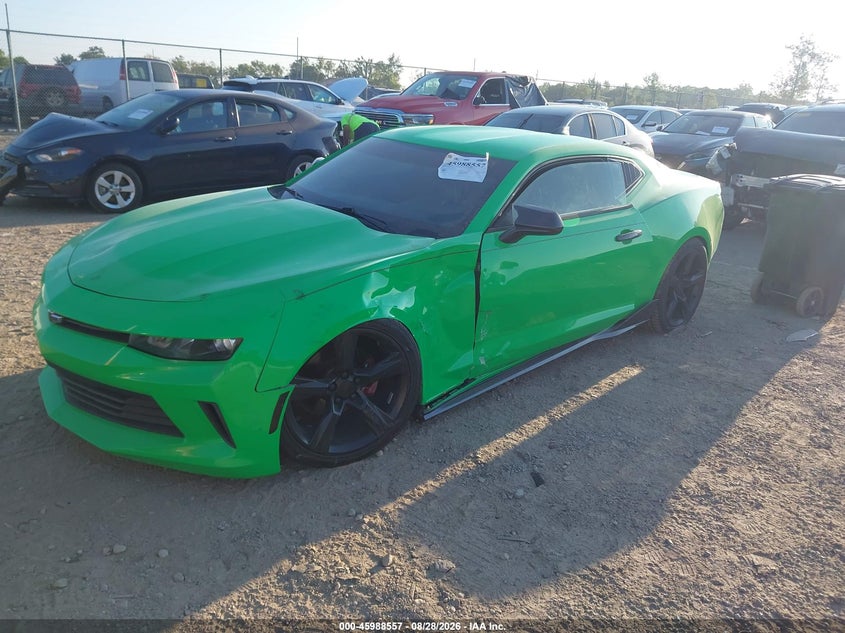 2017 Chevrolet Camaro, Лівий бік, IAAI, VIN 1G1FB1RX0H0193930 — фото 2