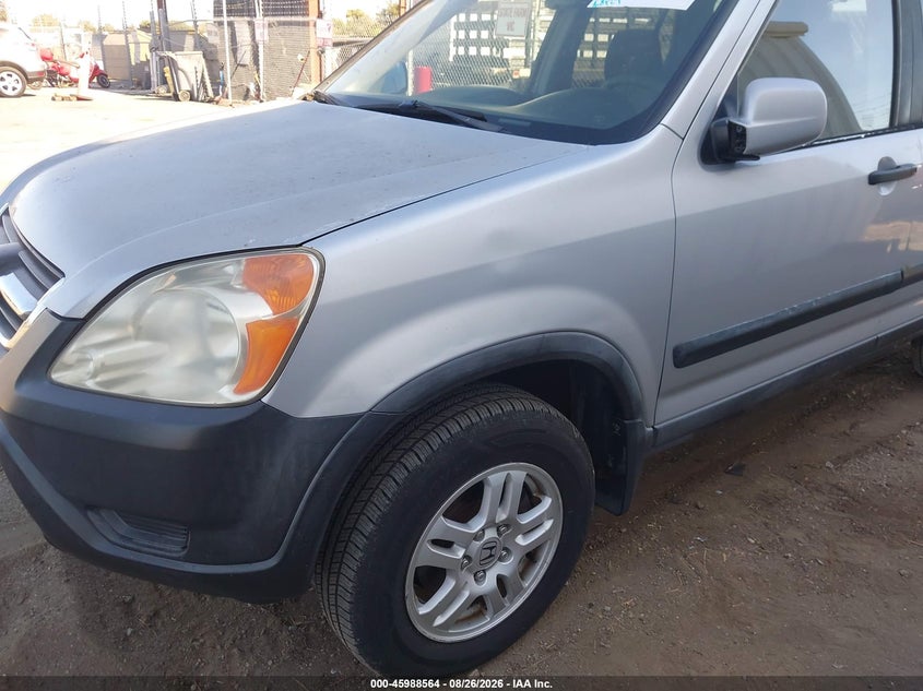 2004 HONDA CR-V SPORT UTILITY VEHICLE 2.4L I-4 DOHC, VVT, 160HP