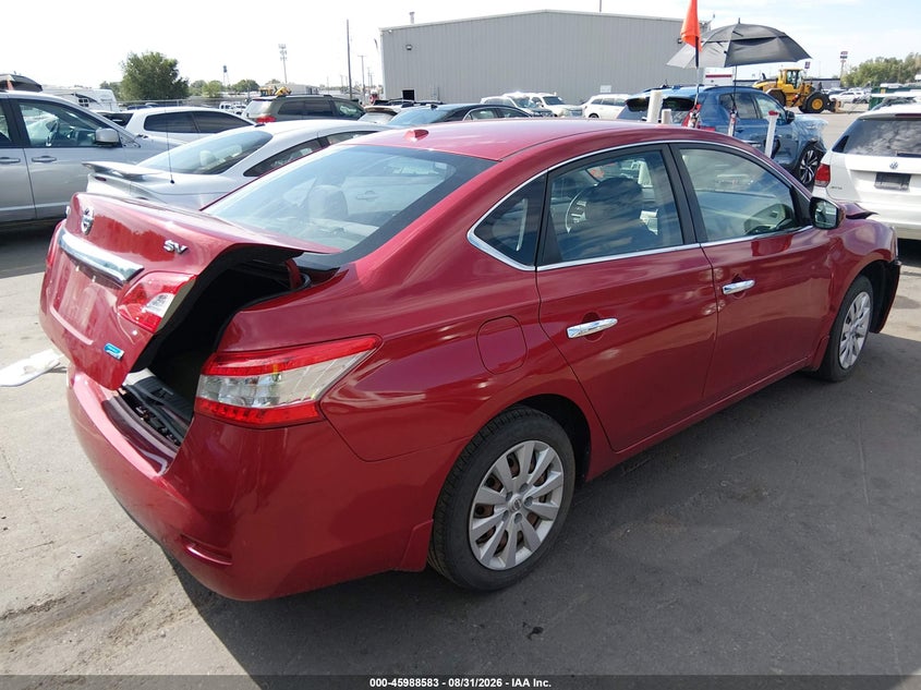 2013 NISSAN SENTRA auction photo 4
