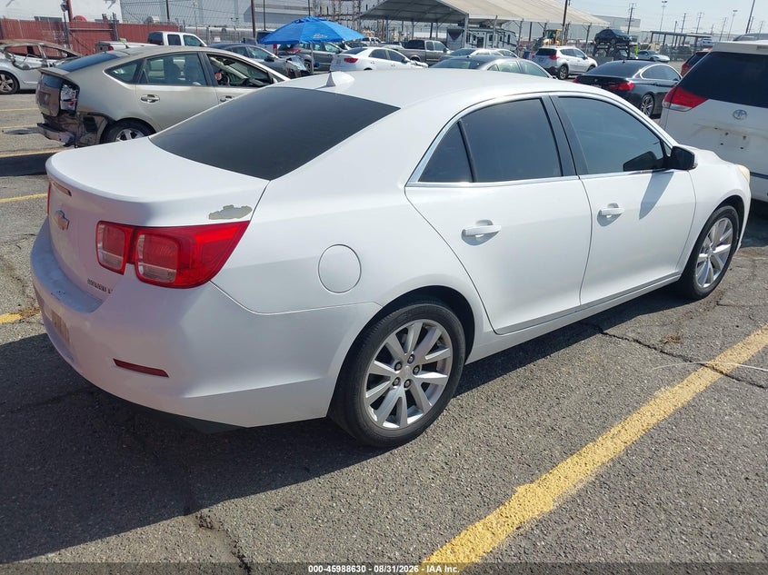 2013 CHEVROLET MALIBU SEDAN 2.5L I-4 DI, DOHC, VVT, REGULAR , 197HP