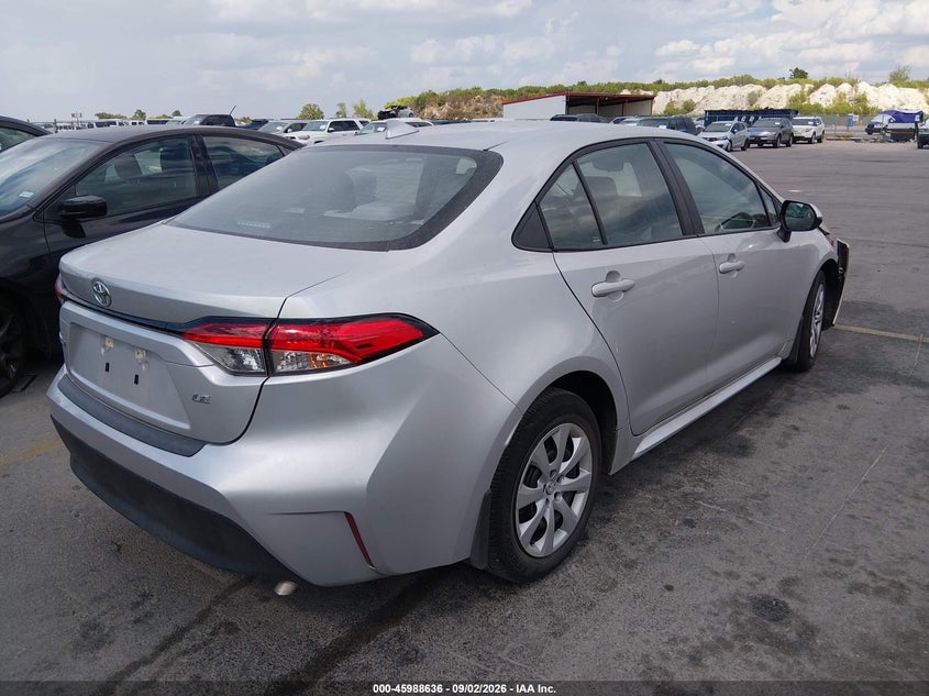 Vin: 5yfb4mde5sp243581, lot: 46487933, toyota corolla le 20254