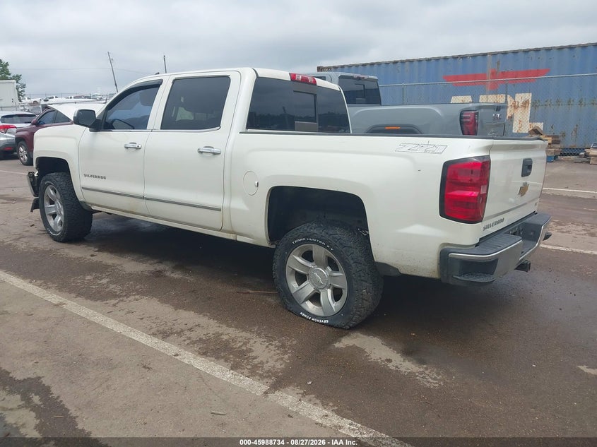 Vin: 3gcuksec5fg387434, lot: 46488031, chevrolet silverado 1500 2lz 20153