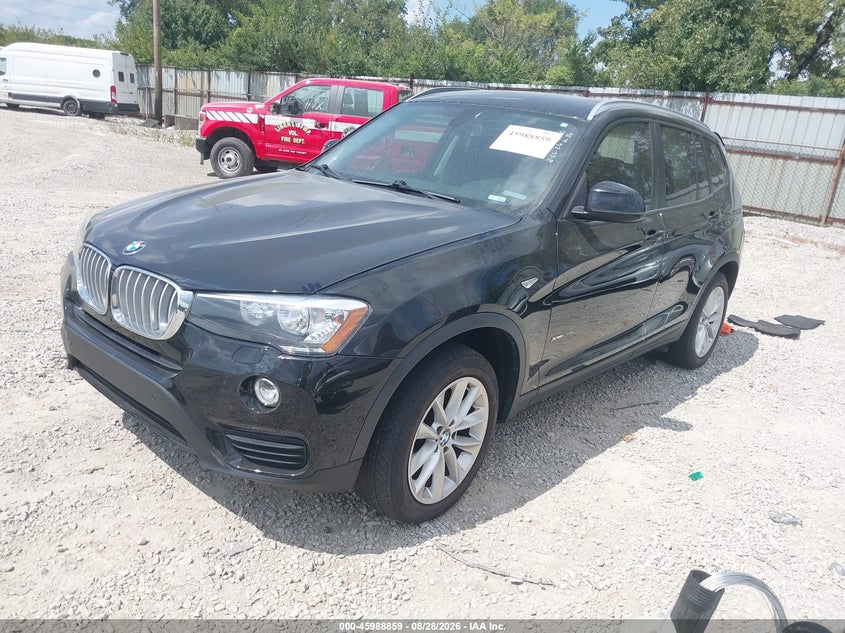 Vin: 5uxwx9c54h0t11636, lot: 46488177, bmw x3 xdrive28i 20172