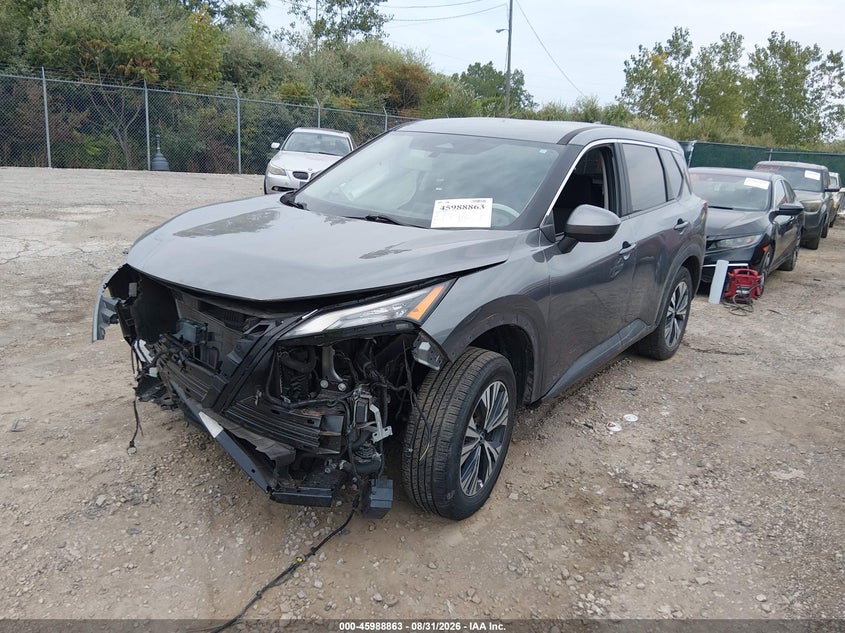2023 Nissan Rogue, Rear, IAAI, VIN 5N1BT3BB5PC815590 — photo 2