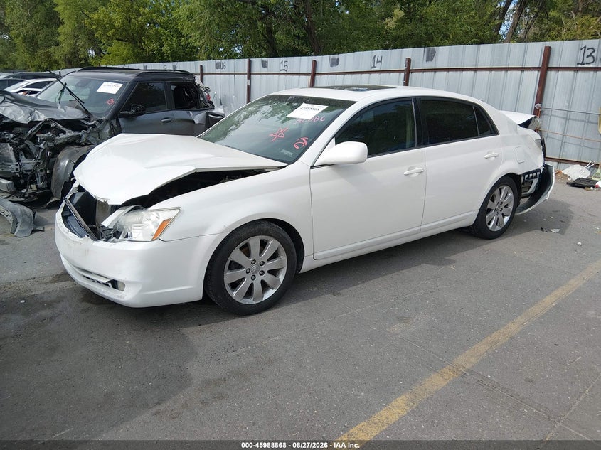 2006 Toyota Avalon, Перед і зад, IAAI, VIN 4T1BK36BX6U132886 — фото 2