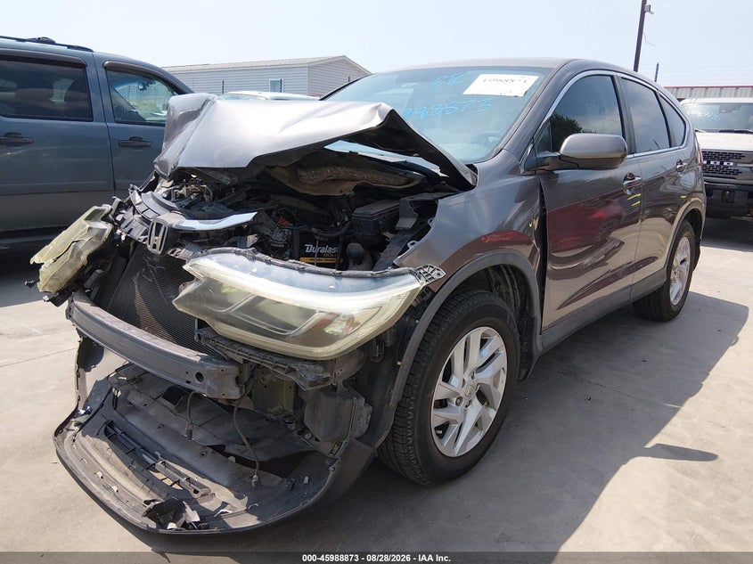 2015 Honda CR-V, Удар спереду, IAAI, VIN 3CZRM3H51FG701464 — фото 2