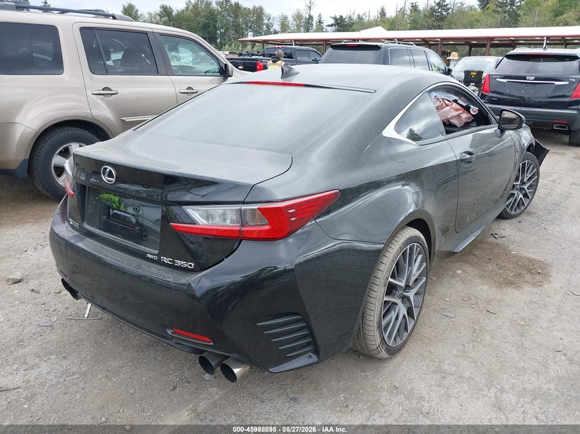 2015 LEXUS RC 350 auction photo 4