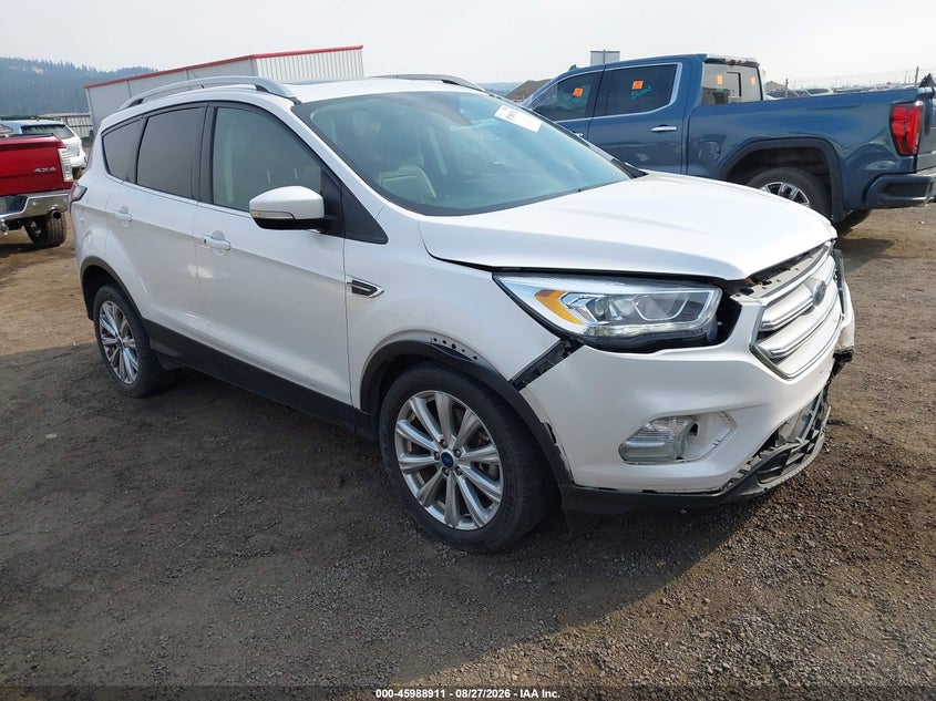 Vin: 1fmcu9j95huc02772, lot: 46488236, ford escape titanium 20171