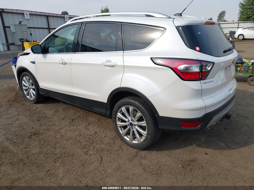Vin: 1fmcu9j95huc02772, lot: 46488236, ford escape titanium 20173