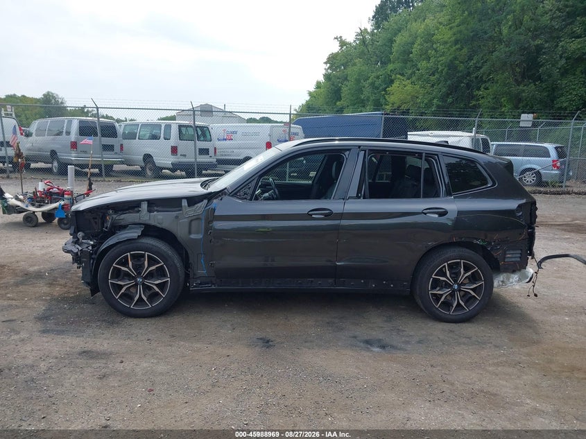 BMW X3 2022 VIN 5UX83DP04N9M78298