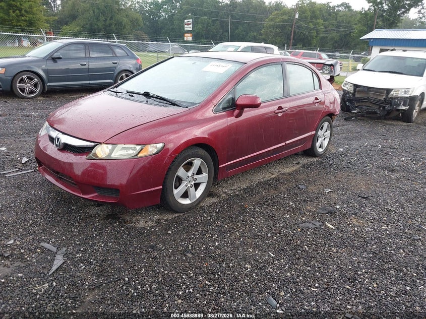 2009 Honda Civic, Удар ззаду, IAAI, VIN 2HGFA16609H505233 — фото 2