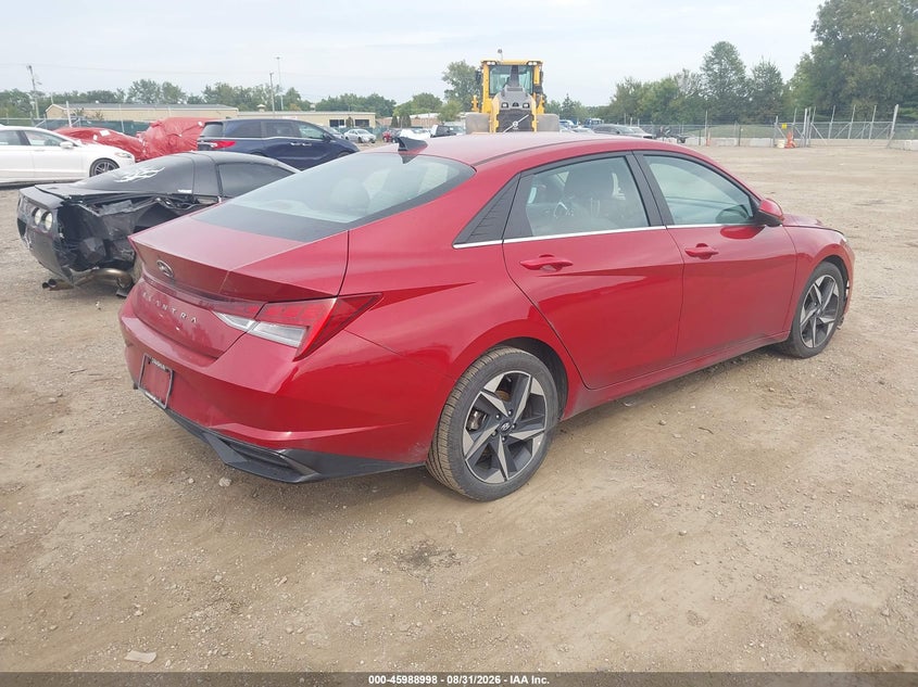 2022 HYUNDAI ELANTRA auction photo 4