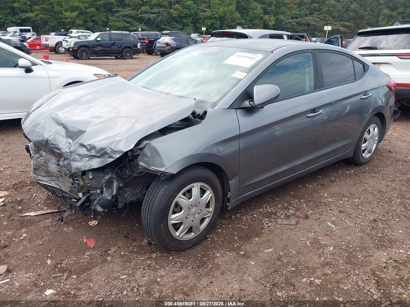 2019 Hyundai Elantra, Удар спереду, IAAI, VIN 5NPD74LF1KH447429 — фото 2
