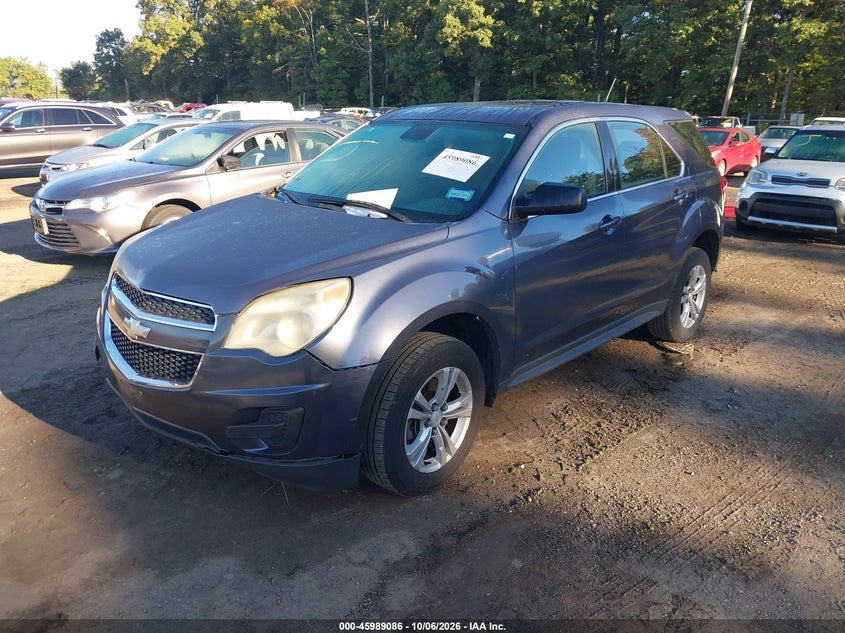 Vin: 2gnflcek5d6410097, lot: 46488411, chevrolet equinox ls 20132