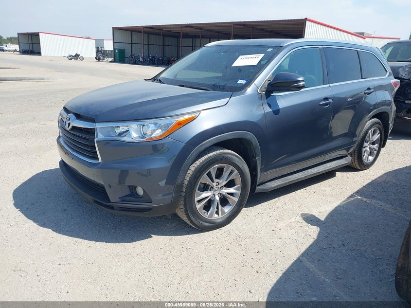 2015 Toyota Highlander, Удар сзади, IAAI, VIN 5TDKKRFH8FS055757 — фото 2