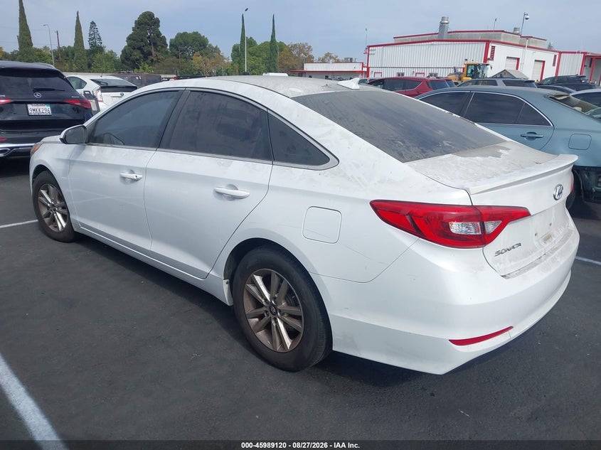 Vin: 5npe24af7fh133599, lot: 46488445, hyundai sonata se 20153
