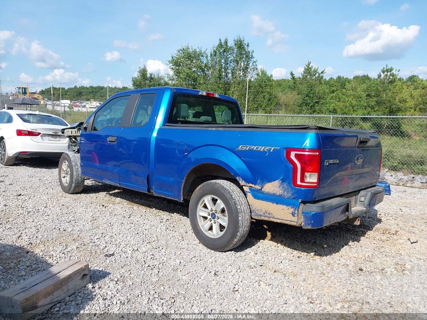 Vin: 1ftex1c84fkd41519, lot: 46488530, ford f-150 xl 20153