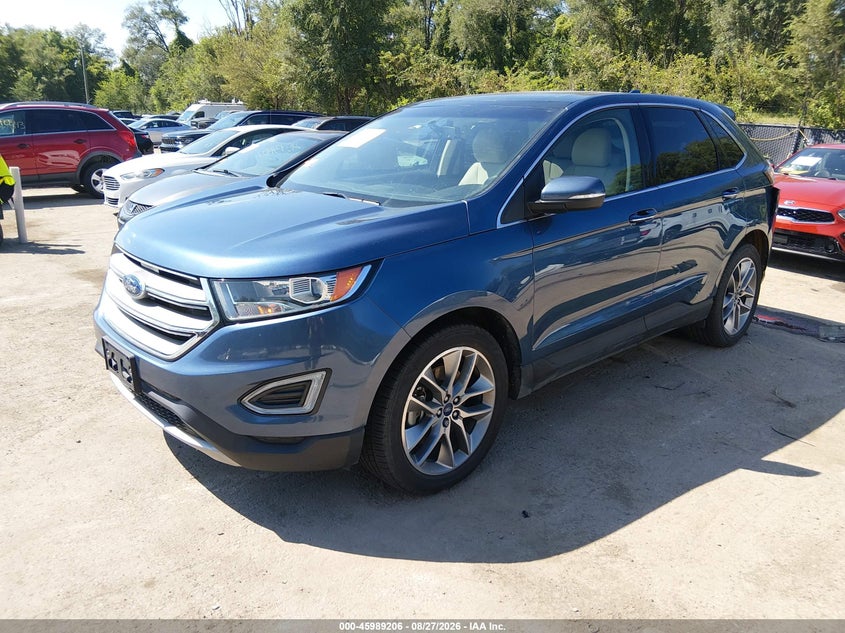 Vin: 2fmpk4k85jbb51950, lot: 46488531, ford edge titanium 20182