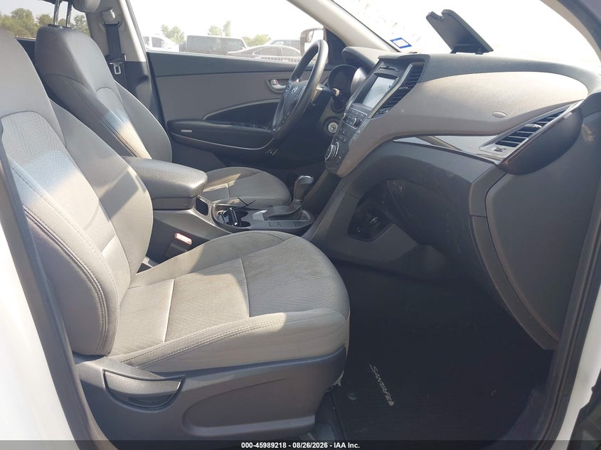 2017 HYUNDAI SANTA FE SPORT UTILITY VEHICLE 2.4L I-4 DI, DOHC, VVT, REGULAR , 185HP