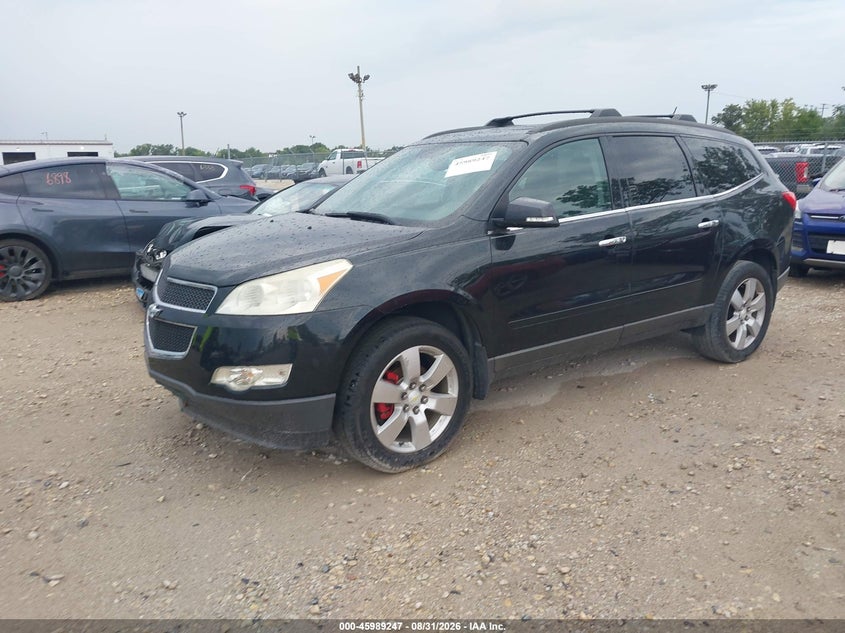 2011 Chevrolet Traverse, Затопление, IAAI, VIN 1GNKRJED3BJ342594 — фото 2
