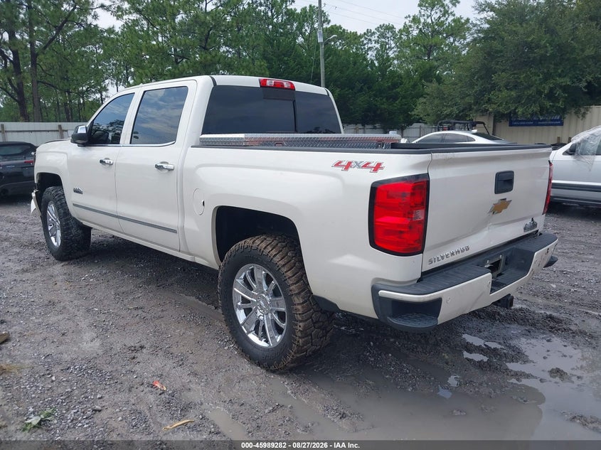 Vin: 3gcuktec8fg151348, lot: 46488607, chevrolet silverado 1500 high country 20153