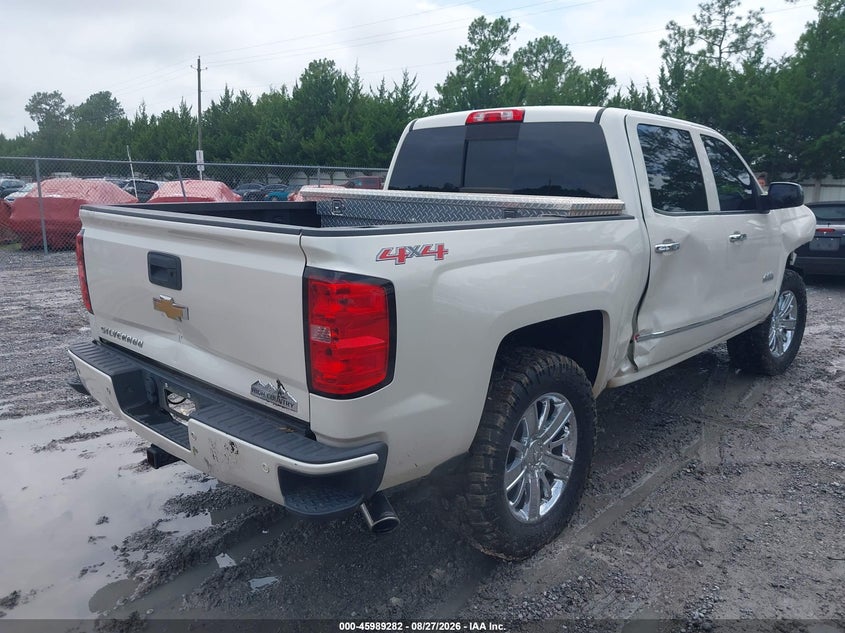 Vin: 3gcuktec8fg151348, lot: 46488607, chevrolet silverado 1500 high country 20154
