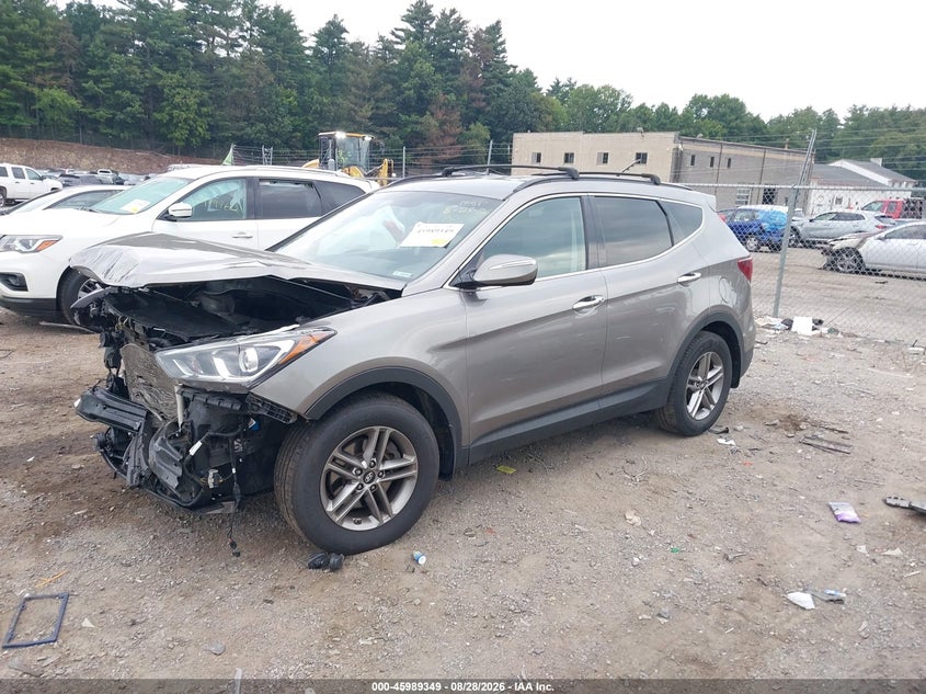 Vin: 5nmzudlb1jh073606, lot: 46488674, hyundai santa fe sport 2.4l 20182