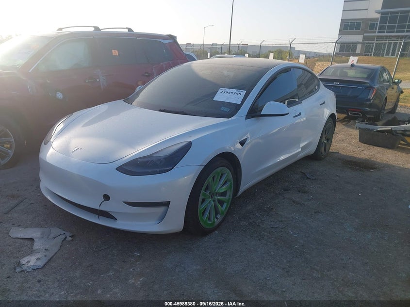 Vin: 5yj3e1eb7pf391870, lot: 46488704, tesla model 3 long range dual motor all-wheel drive 20232