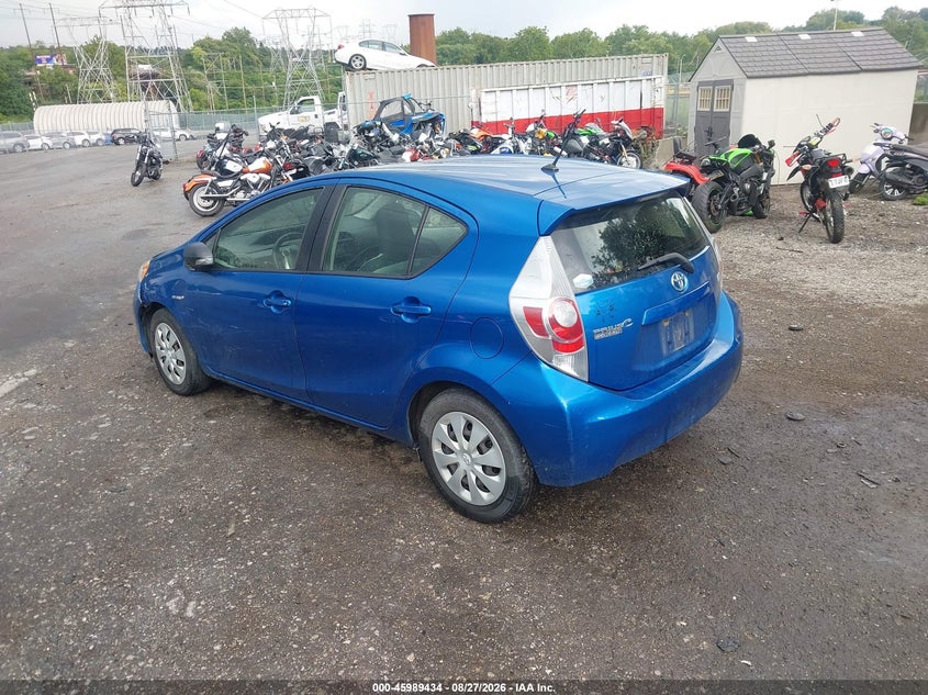 2014 TOYOTA PRIUS C auction photo 3