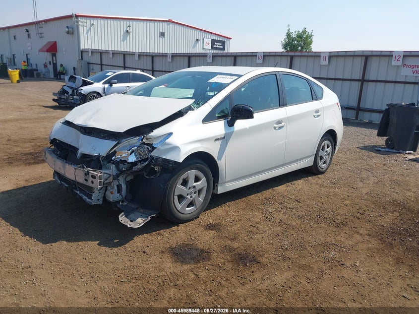 2010 Toyota Prius, Front End, IAAI, VIN JTDKN3DU9A0050101 — photo 2