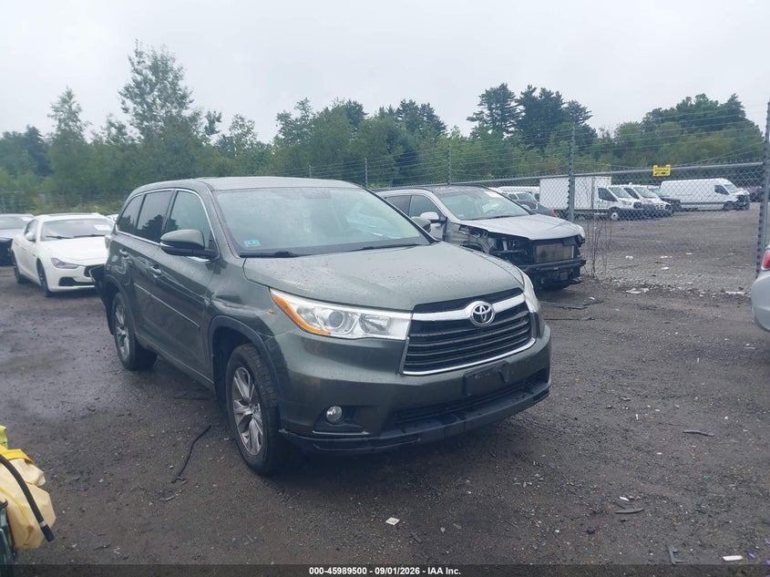 Vin: 5tdbkrfhxes043558, lot: 46488825, toyota highlander le plus v6 2014 img_1