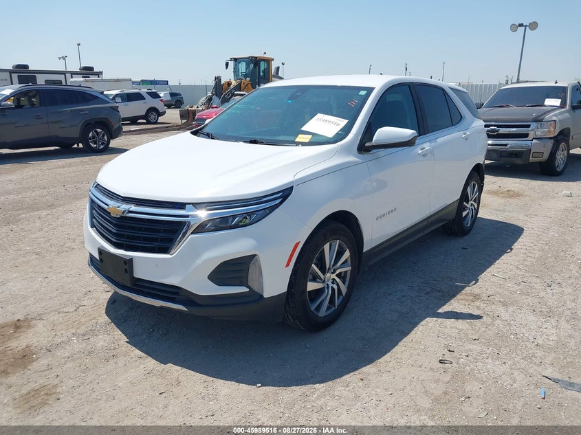2022 Chevrolet Equinox, Rear, IAAI, VIN 3GNAXKEV5NL233633 — photo 2