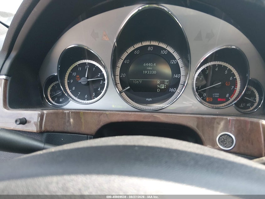 2011 MERCEDES-BENZ E 350 auction photo 7