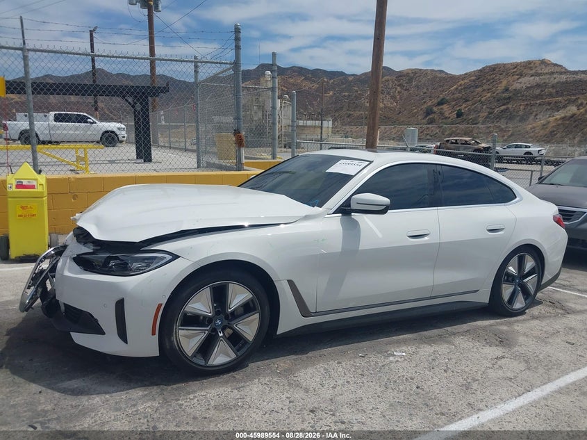 BMW I4 2023 VIN WBY73AW0XPFR12577