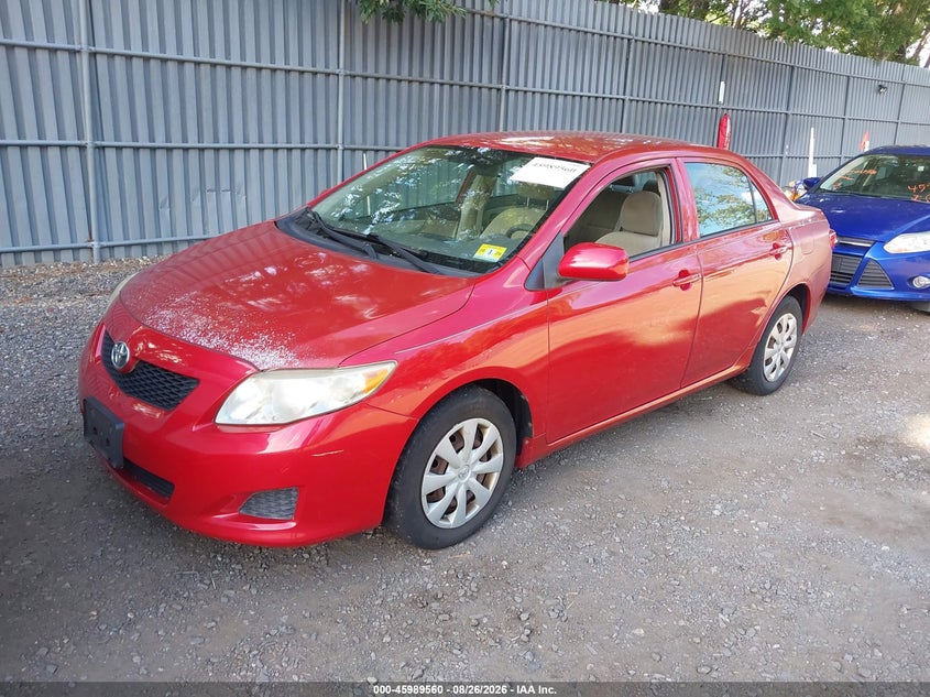 2009 Toyota Corolla, Normal Wear & Tear, IAAI, VIN JTDBL40E99J051216 — photo 2